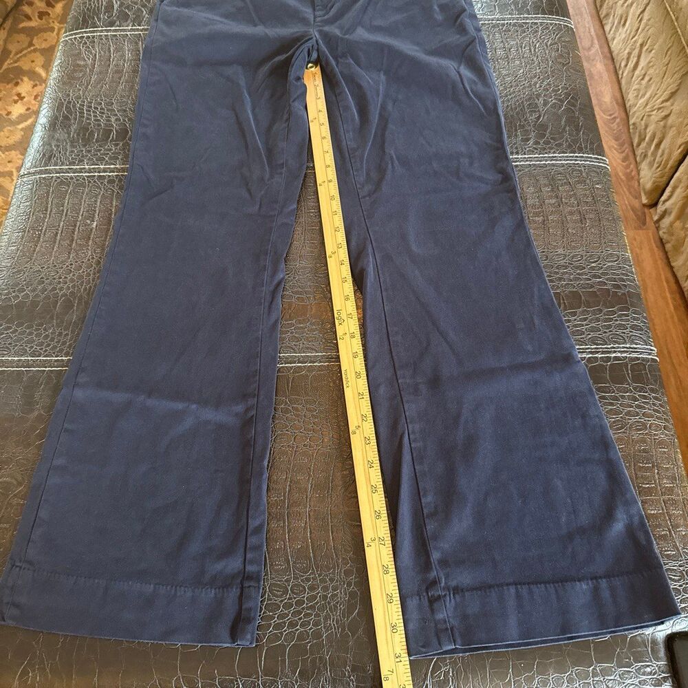 Lila Ryan The Jenalyn Bootcut Pants Womens 16 Blue Cotton Stretch - Picture 4 of 8